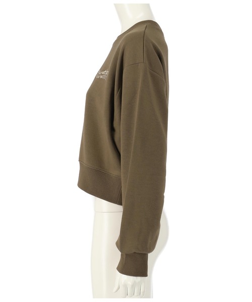 ANAP（アナップ）の「ポイントウェーブ刺繍裏毛プルオーバー（スウェット・レディース・ライトグレー/ブラック/ブラウン・FREE）」の13枚目の写真