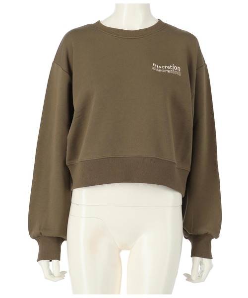 ANAP（アナップ）の「ポイントウェーブ刺繍裏毛プルオーバー（スウェット・レディース・ライトグレー/ブラック/ブラウン・FREE）」の12枚目の写真