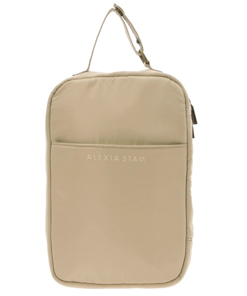 ALEXIA STAM（アリシアスタン）の「Logo Diaper Pouch Beige /おむつポーチ（おむつ用品/おむつポーチ・キッズ・ベージュ・FREE）」の3枚目の写真