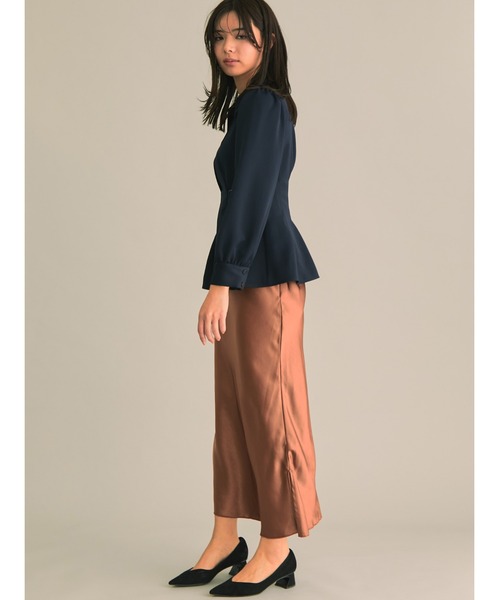 TONAL（トーナル）の「カシュクールウエストベルトブラウス（シャツ  