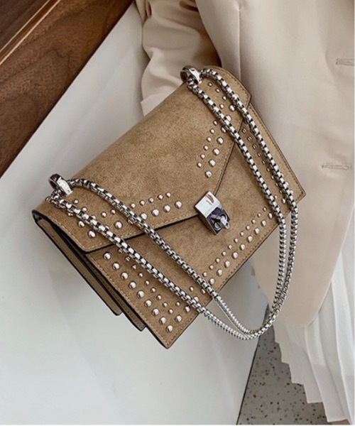 Burner（バーナー）の「【OKUOKU　0909】スタッズ　ショルダー　バッグ　oku-bag-602878511034-33（ショルダーバッグ・レディース・D/B/C/A・FREE）」の3枚目の写真