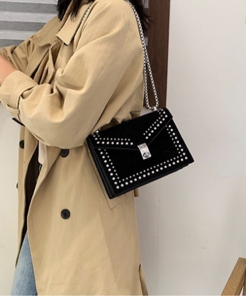 Burner（バーナー）の「【OKUOKU　0909】スタッズ　ショルダー　バッグ　oku-bag-602878511034-33（ショルダーバッグ・レディース・D/B/C/A・FREE）」の9枚目の写真
