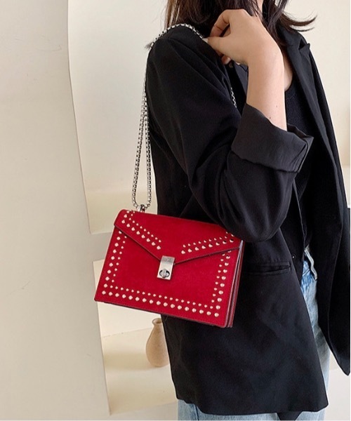 Burner（バーナー）の「【OKUOKU　0909】スタッズ　ショルダー　バッグ　oku-bag-602878511034-33（ショルダーバッグ・レディース・D/B/C/A・FREE）」の12枚目の写真
