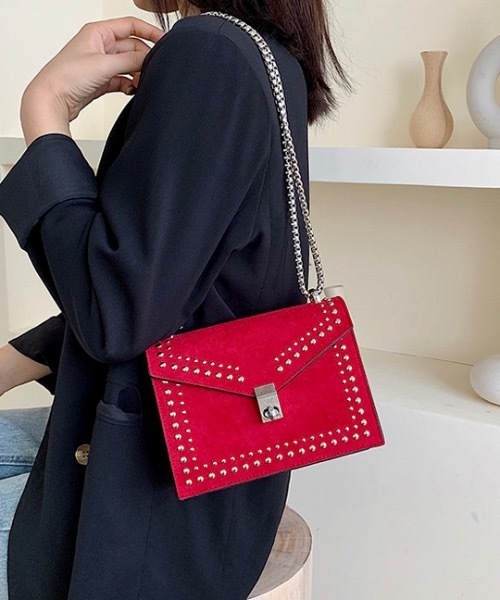 Burner（バーナー）の「【OKUOKU　0909】スタッズ　ショルダー　バッグ　oku-bag-602878511034-33（ショルダーバッグ・レディース・D/B/C/A・FREE）」の14枚目の写真