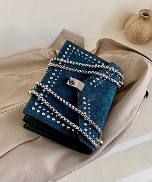 Burner（バーナー）の「【OKUOKU　0909】スタッズ　ショルダー　バッグ　oku-bag-602878511034-33（ショルダーバッグ・レディース・D/B/C/A・FREE）」の18枚目の写真