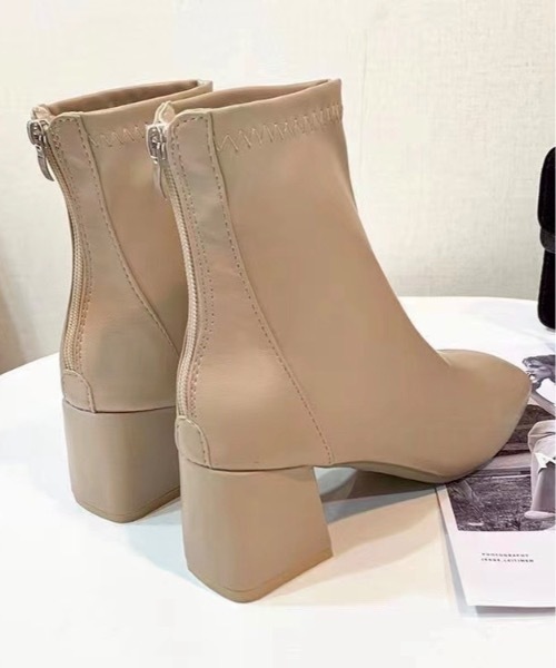 Burner（バーナー）の「【OKUOKU　0909】ショートブーツ　oku-shoes-689753449928-2435（ブーツ・レディース・B/A/C・37/38/39/40/36/35）」の3枚目の写真