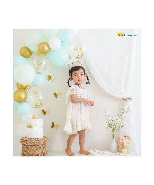 BREEZE（ブリーズ）の「バルーンガーランドキット（コスチューム/パーティーグッズ・キッズ・ターコイズブルー/ゴールド/ライトグリーン/ピンク・FREE）」の9枚目の写真