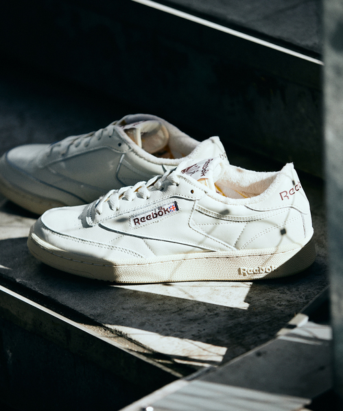 417 EDIFICE（フォーワンセブンエディフィス）の「”販路限定”【Reebok/リーボック】CLUB C 85 VINTAGE（スニーカー・メンズ・アイボリー・25.5cm/26cm/26.5cm/27cm/27.5cm/28cm/25cm/29cm）」の7枚目の写真
