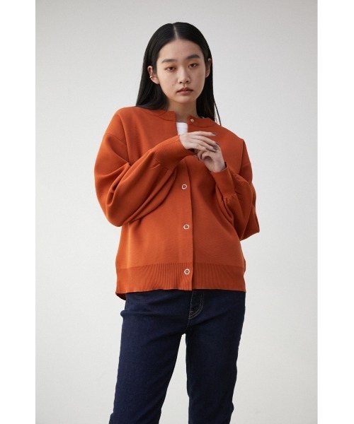 今季 完売 アズールバイマウジー ニットガウン AZUL BY MOUSSY（アズールバイマウジー） ケーブル編み ニット