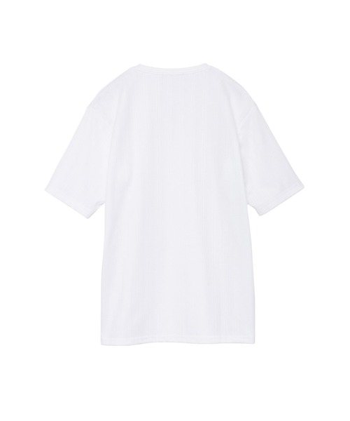 HIGH STREET(ハイストリート)の「HIGH STREET∴ABSランダムハリヌキテレコハンソデVネック(Tシャツ/カットソー・メンズ・ブラック/ホワイト/パープル系その他・LL/M/L)」の6枚目の写真
