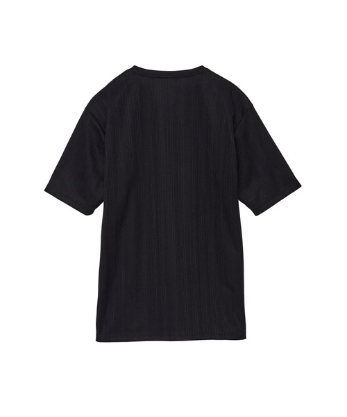 HIGH STREET(ハイストリート)の「HIGH STREET∴ABSランダムハリヌキテレコハンソデVネック(Tシャツ/カットソー・メンズ・ブラック/ホワイト/パープル系その他・LL/M/L)」の8枚目の写真