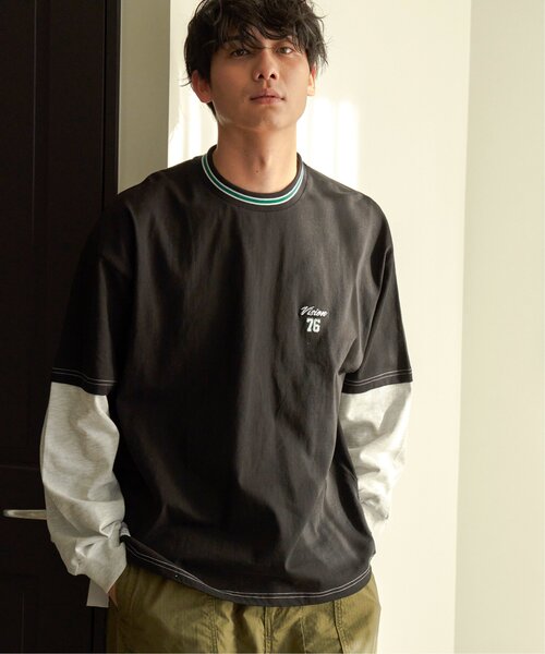 VISION STREET WEAR（ヴィジョンストリートウェア）の「VISION STREET WEAR ビジョンストリート スリーブレイヤードリブライン（Tシャツ/カットソー・メンズ・ホワイト/ブラック/ブルー/グリーン系その他・M/L）」の15枚目の写真