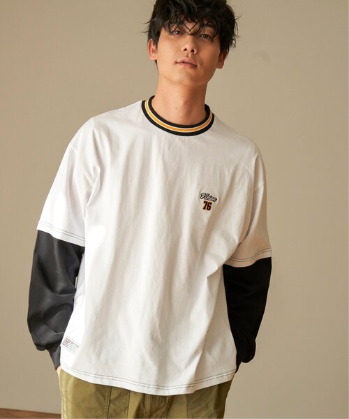 VISION STREET WEAR（ヴィジョンストリートウェア）の「VISION STREET WEAR ビジョンストリート スリーブレイヤードリブライン（Tシャツ/カットソー・メンズ・ホワイト/ブラック/ブルー/グリーン系その他・M/L）」の18枚目の写真