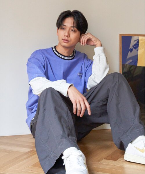 VISION STREET WEAR（ヴィジョンストリートウェア）の「VISION STREET WEAR ビジョンストリート スリーブレイヤードリブライン（Tシャツ/カットソー・メンズ・ホワイト/ブラック/ブルー/グリーン系その他・M/L）」の20枚目の写真