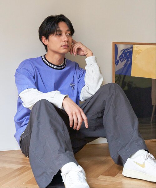 VISION STREET WEAR（ヴィジョンストリートウェア）の「VISION STREET WEAR ビジョンストリート スリーブレイヤードリブライン（Tシャツ/カットソー・メンズ・ホワイト/ブラック/ブルー/グリーン系その他・M/L）」の21枚目の写真