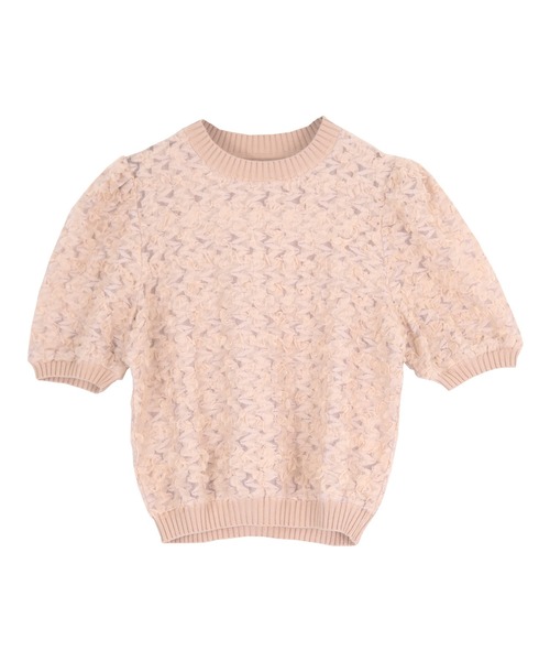 titivate（ティティベイト）の「シアーフリルレースプルオーバー（Tシャツ/カットソー・レディース・アイボリー/ブラック/ピンク・FREE）」の20枚目の写真