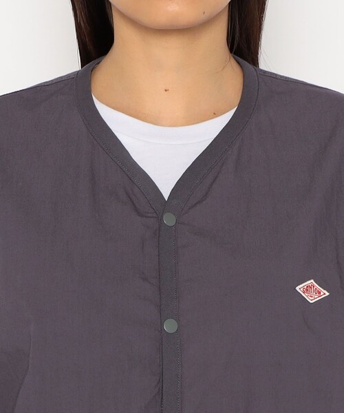 DANTON（ダントン）の「WOMEN'S BROAD CLOTH SHIRT CARDIGAN