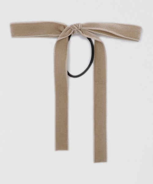 accra リボンゴム　ベージュ accra リボンゴム ベージュ