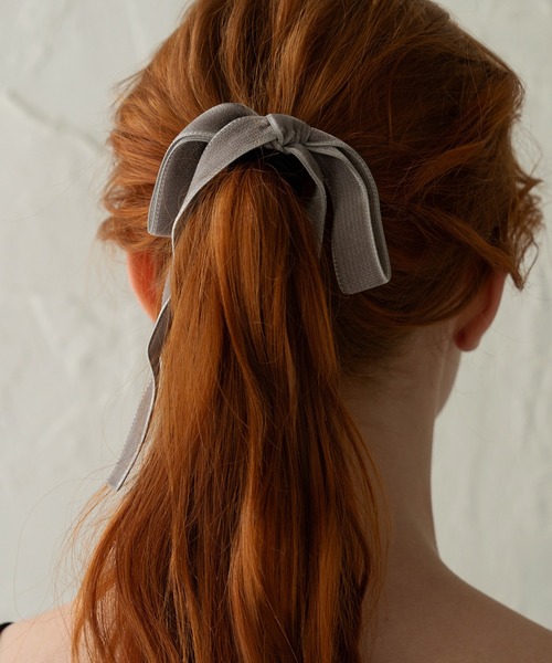 tanakadaisuke ベロアリボン　ブラウン tanakadaisuke ベロアリボン ブラウン タナカダイスケ| ribbon bijou