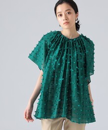 EFFE BEAMS（エッフェビームス）の「EFFE BEAMS / リボン カットジャカード プルオーバー（シャツ/ブラウス）」