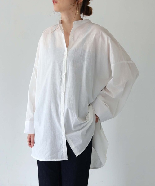 HER CLOSET(ハークローゼット)の「【shemoshelly】WEB限定バックギャザーブラウス(シャツ/ブラウス・レディース・モカ/カーキ/ブラック/オフホワイト・M)」の5枚目の写真