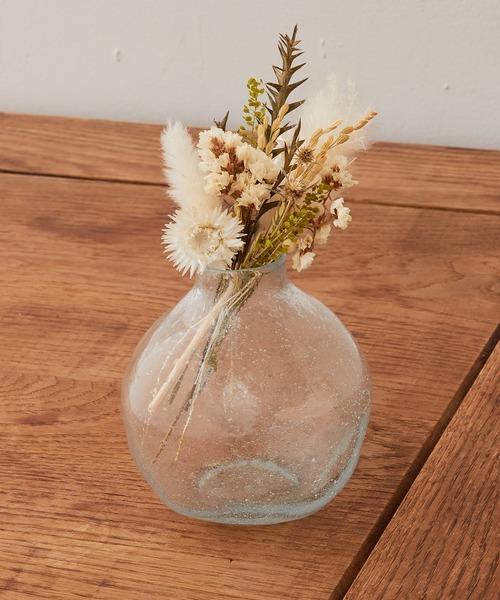 Controlled Bubble めんどくさかっ Glass Vase 花瓶 フラワーベース