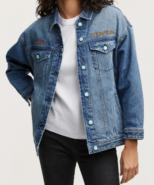 DENHAM（デンハム）の「DENHAM/デンハム/DXC SEOUL JACKET LSWR（デニムジャケット・レディース・ブルー系その他3・XS/XXS）」の9枚目の写真