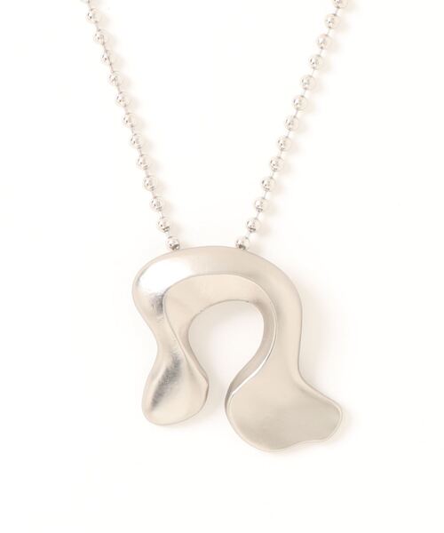PUBLIC TOKYO（パブリックトウキョウ）の「【大阪府産】【ニッケルフリー】スゥエルカーブモチーフネックレス（ネックレス・レディース・シルバー・FREE）」の3枚目の写真
