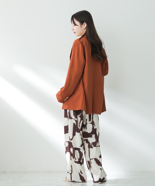 SENSE OF PLACE by URBAN RESEARCH(センスオブプレイスバイアーバンリサーチ)の「センタープレスストレートパンツ(その他パンツ・レディース・イエロー系その他/ブラウン系その他/ブラック・SMALL/MEDIUM)」の13枚目の写真