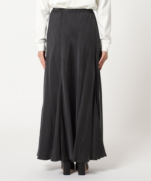 大人気！Washable Fibril Drape スカート ブラック 34 plage（プラージュ）の「Washable Fibril Drape スカート