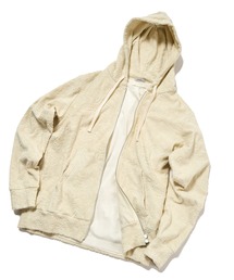 【Sea Green/シーグリーン】ペイズリー柄パイルジャカードパーカ