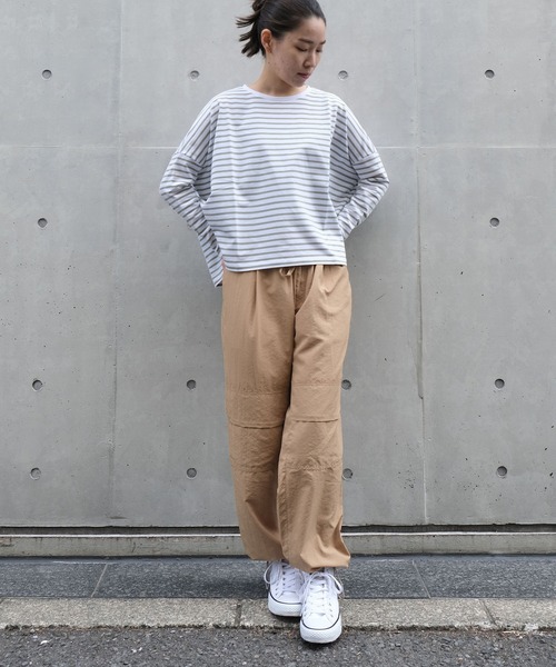 LA MARINE FRANÇAISE】ワイドボーダーカットソー