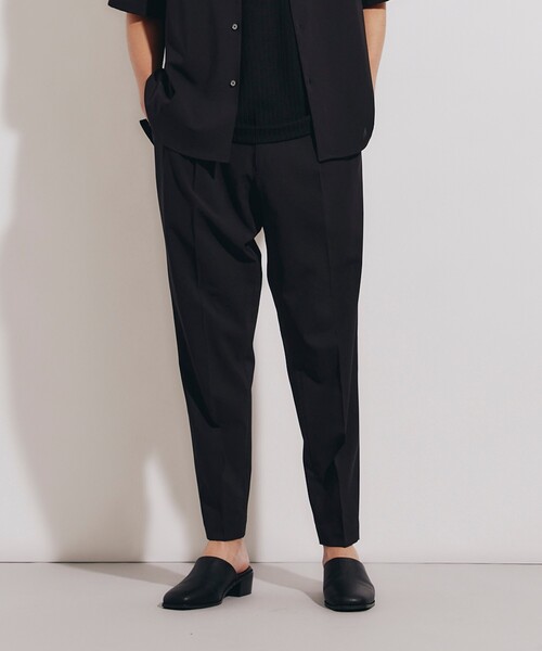 tk.TAKEO KIKUCHI（ティーケータケオキクチ）の「◆ポリトロワイドテーパードパンツ（その他パンツ・メンズ・ブルー/グレー系4/ライトベージュ/ブラック・02/01/04/03）」の2枚目の写真