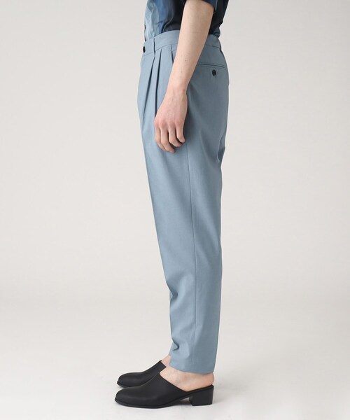 tk.TAKEO KIKUCHI（ティーケータケオキクチ）の「◆ポリトロワイドテーパードパンツ（その他パンツ・メンズ・ブルー/グレー系4/ライトベージュ/ブラック・02/01/04/03）」の18枚目の写真
