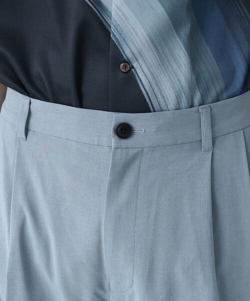 tk.TAKEO KIKUCHI（ティーケータケオキクチ）の「◆ポリトロワイドテーパードパンツ（その他パンツ・メンズ・ブルー/グレー系4/ライトベージュ/ブラック・02/01/04/03）」の16枚目の写真