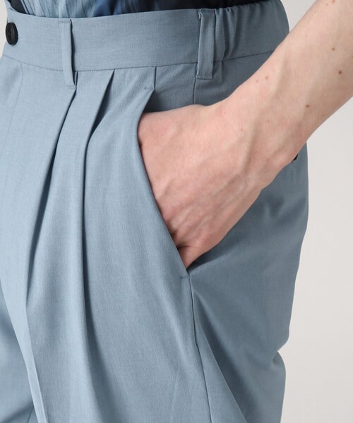 tk.TAKEO KIKUCHI（ティーケータケオキクチ）の「◆ポリトロワイドテーパードパンツ（その他パンツ・メンズ・ブルー/グレー系4/ライトベージュ/ブラック・02/01/04/03）」の21枚目の写真