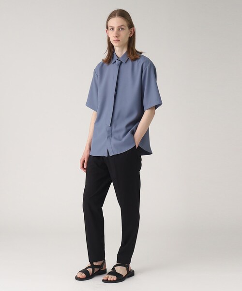 tk.TAKEO KIKUCHI（ティーケータケオキクチ）の「◆ポリトロワイドテーパードパンツ（その他パンツ・メンズ・ブルー/グレー系4/ライトベージュ/ブラック・02/01/04/03）」の17枚目の写真