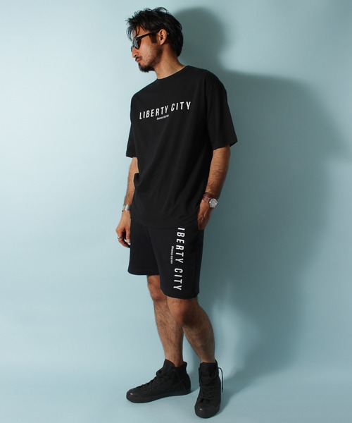 LIBERTY CITY（リバティシティ）の「【LIBERTY CITY/リバティーシティ】 [GYM] ワイドシルエットTシャツ（Tシャツ/カットソー・メンズ・ホワイト/ベージュ/ブラック×ホワイト/ブラック×グレー・4/3）」の10枚目の写真