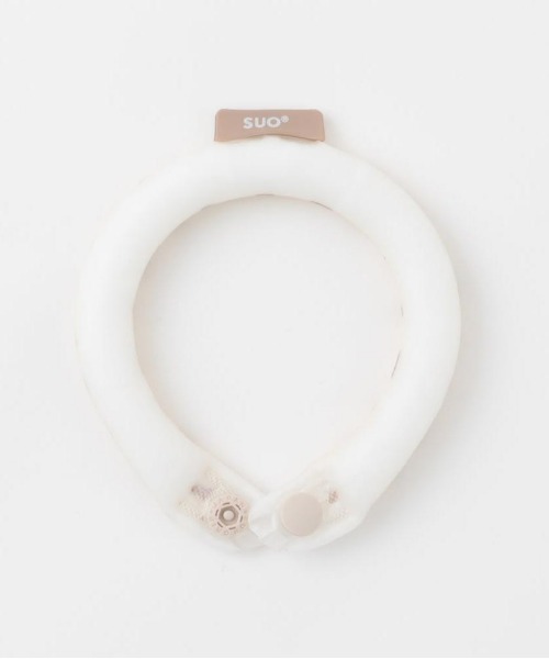 moncheri（モンシェリ）の「エコひんやりくまさん柄ネックリング【愛犬ちゃん用】XSサイズ（リード/ハーネス/首輪・レディース・ベージュ・XS）」の2枚目の写真