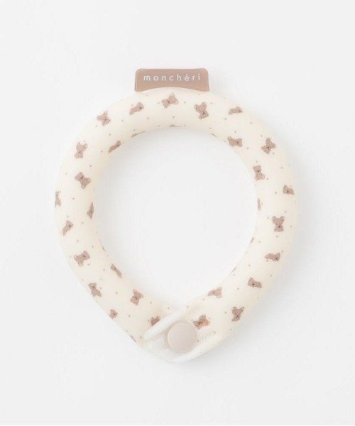 moncheri（モンシェリ）の「エコひんやりくまさん柄ネックリング【愛犬ちゃん用】XSサイズ（リード/ハーネス/首輪・レディース・ベージュ・XS）」の13枚目の写真