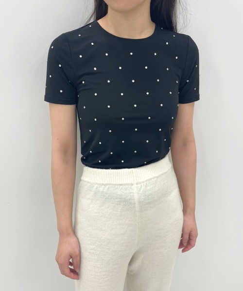 EDIT. FOR LULU(エディットフォールル)の「ビジュー TEE(Tシャツ/カットソー・レディース・ブラック/ピンク/ホワイト・FREE)」の14枚目の写真