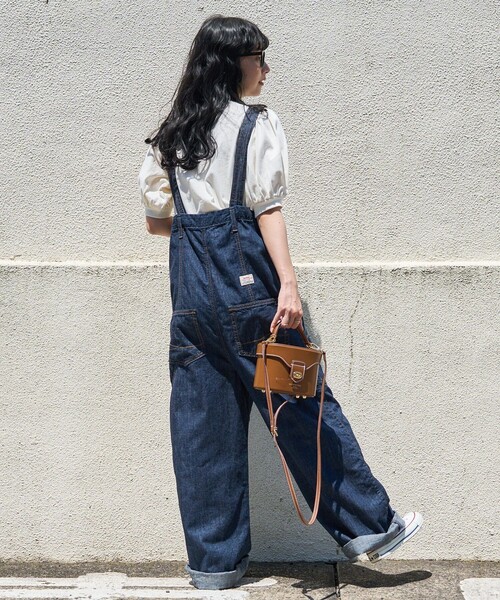 FREAK'S STORE（フリークスストア）の「パフスリーブデザインロゴTEE（Tシャツ/カットソー・レディース・チャコールグレー/オフホワイト/ピンク/グリーン・ﾌﾘ-）」の7枚目の写真