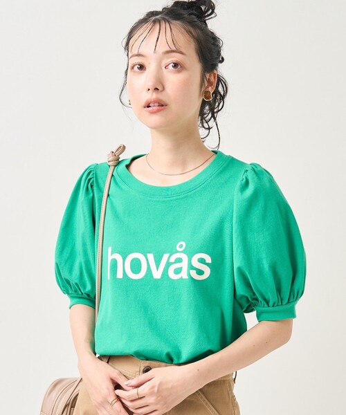 FREAK'S STORE（フリークスストア）の「パフスリーブデザインロゴTEE（Tシャツ/カットソー・レディース・チャコールグレー/オフホワイト/ピンク/グリーン・ﾌﾘ-）」の18枚目の写真