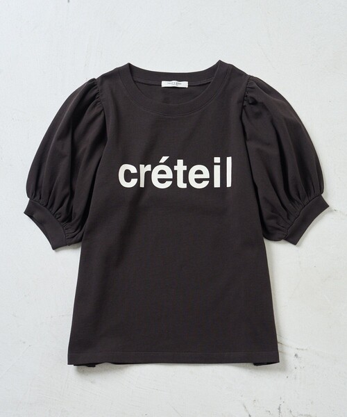 FREAK'S STORE（フリークスストア）の「パフスリーブデザインロゴTEE（Tシャツ/カットソー・レディース・チャコールグレー/オフホワイト/ピンク/グリーン・ﾌﾘ-）」の19枚目の写真