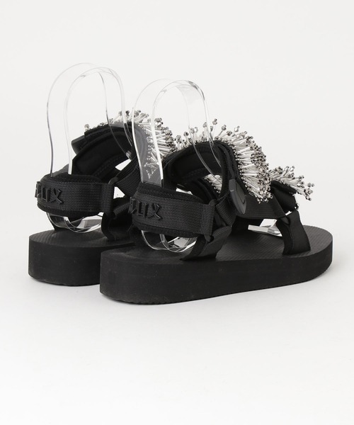 LOVE POMME POMME(ラブポムポム)の「23-SS-ST-Black-004-Dandelion(サンダル・レディース・ブラック・35/36/37/38/39/40)」の7枚目の写真