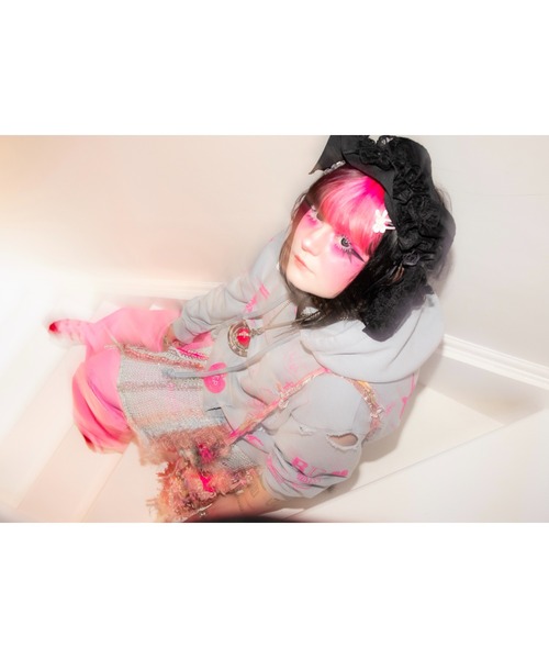 rurumu:（ルルムウ）の「rurumu:/ルルムウ/echoes printed hoodie