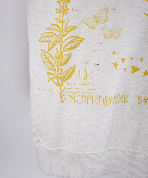 rurumu:（ルルムウ）の「rurumu:/ルルムウ/echoes printed hoodie 