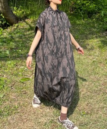 WudgeBoy | camouflage balloon dress(ワンピース)