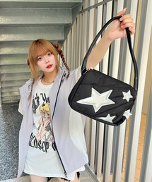 XU | 韓国風ファッション XU エックスユー Shooting Star Mini Bag ミニバッグ ハンドバッグ(ハンドバッグ)