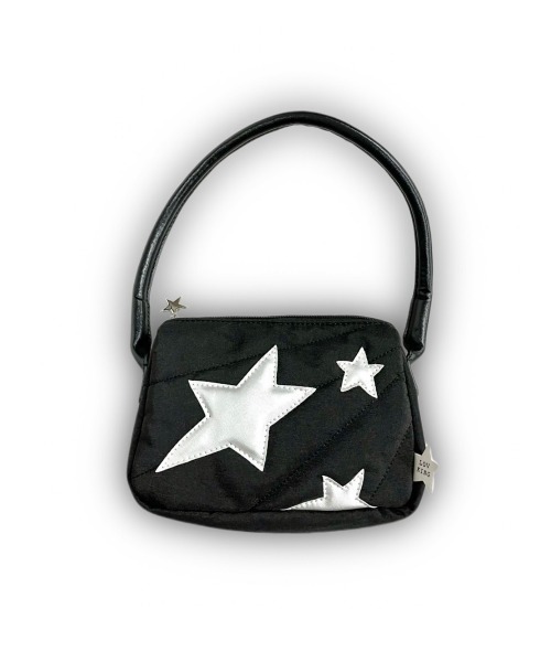 XU（エックスユー）の「韓国風ファッション XU エックスユー Shooting Star Mini Bag ミニバッグ ハンドバッグ（ハンドバッグ・メンズ・ブラック・ONE SIZE）」の4枚目の写真